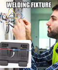 Wire Holding Fixture For Welding With Hands Free Operation, 2025 Upgrade Clamp For MIG TIG And Spot Welding shown with wires