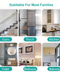 Various areas suitable for Extra Wide Baby Gate For Stairs And Doorways With Auto Close No Drilling Pressure Mounted Metal Safety Gate
