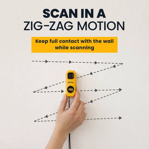 Magnetic Stud Finder With Built In Level And Marker Battery Free Powerful Detection For Fast Accurate Wall Stud Location Easy Mark Button For Quick Drilling And Layout No Batteries Needed Perfect For DIY Projects, yellow wall scanner