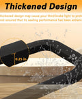 Beefed Up Thickened Third Brake Light Seal Gasket For Dodge Ram 1500 2009 2018 And Ram 2500 3500 2009 2022 3rd High Mount Stop Light Foam Rubber Seal For Tight Fit And Weather Protection, 0.25 in thick foam rubber