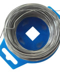 Stainless Steel Safety Lock Wire.032 Gauge, 100 Feet Roll For Motorcycle Repairs, Aircraft Tie Downs And Auto Maintenance, Rustproof Heavy Duty High Tensile Wire With Anti Vibration coiled on blue spool