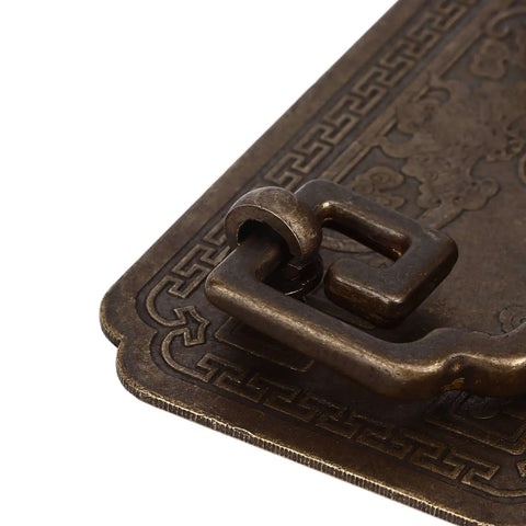 Close-up of antique bat style brass drawer pull handle with ornate design, Antique Bat Style Brass Drawer Pull Handle With Two Screws For Cabinets Wardrobes And Dressers Old School Retro Bat Hardware Easy Install Durable Brass Construction For Classic Furniture Makeover