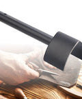 40mm V Shape Leather Punch for Belt Strap Wallet Bag Making with Pro Grade Steel, Sharp Edges, Non Slip Handle