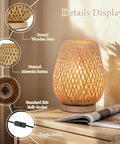 Vintage Dope Gold Industrial Table Lamp With Rustic Metal Cage Shade For Nightstand And Desk, E26 Base, 60W Max, details display