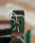 Tough As Nails 4mm By 78mm Hairpin Cotter Pins Kit In 304 Stainless Steel R Clips Retaining Pins attached to green equipment