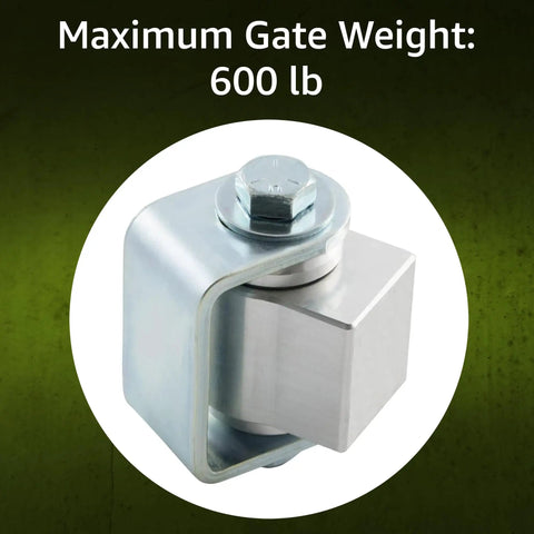Built Tough Weld On Gate Hinge With Aluminum Body And Steel Bracket featuring durable design and max gate weight of 600 lb.