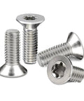 4 Pack Stainless Steel Brake Rotor Screws For Front And Rear Discs, Short Fixing Screws, Built Tough, Rust Resistant Retaining Hardware Kit