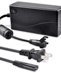 Recliner Power Supply Adapter 29V 2A DC Transformer With Easy Plug And Play Setup For OKIN Limoss Lazboy Pride And More 100-240V AC Input Auto Volt Current Adjust 29V And 24V DC Output Replacement Part For Home Comfort., black power adapter with cords and AC plug