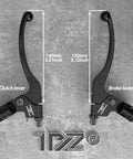 Seven Eighths Inch 22 Millimeter Clutch And Brake Lever Perch Replacement For Honda CRF50 CRF70 CRF80 CRF100 XR50 XR80 XR100 ATC 200m Baja Mini Bike MB200 Dirt Motorcycle shown with dimensions