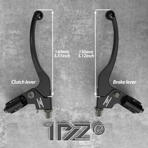 Seven Eighths Inch 22 Millimeter Clutch And Brake Lever Perch Replacement For Honda CRF50 CRF70 CRF80 CRF100 XR50 XR80 XR100 ATC 200m Baja Mini Bike MB200 Dirt Motorcycle shown with dimensions