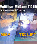 Welder using Dual Voltage Arc Welding Machine 100V To 240V With Digital Display 165A Max for MMA and TIG lift welding