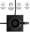 Top view of Gooseneck Pour Over Coffee Kettle With Precise Temperature Control Quick Heat Up Brew Timer And Scheduling