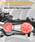 Premium Heavy Duty Drive Belt For ODES Raid UTV Assailant Dominator 800 1000 X2 X4 2014-2018 heat resistant drive belt in engine.
