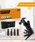 15 in 1 Survival Multitool with Magnetic Screwdriver Heads Locking 180 Degree Gear for Safe Camping in packaging