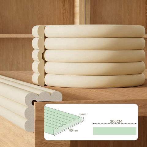 Edge Corner Protector Self Adhesive Foam Bumper Guard For Furniture 78.7 Inch NBR Cushion Kid Safe Impact Protection corner view