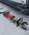 Heavy Duty Electric Hydraulic Rebar Bender 1150W Fast Steel Bending Machine For Construction Sites 220V with grip and cable.