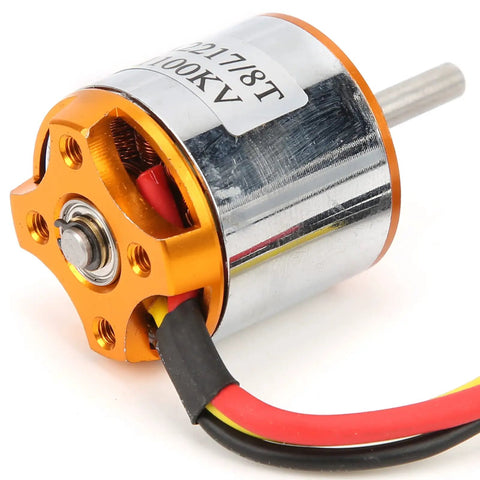 Ultra Lightweight RC Helicopter Motor and Propeller Kit With Brushless ESC And 9G Servo For High Performance Remote Control Aircraft Ready For Easy Upgrades And Stable Flight In Any Weather showing close-up of motor component