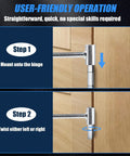 Heavy Duty 14 To 19 Mm Flag Hinge Adjustment Tool For Doors DIY Friendly Gap Fitting Wrench For Flag Style Hinges Only steps