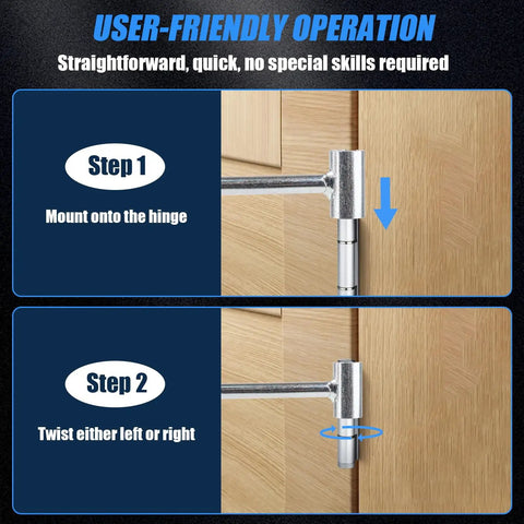Heavy Duty 14 To 19 Mm Flag Hinge Adjustment Tool For Doors DIY Friendly Gap Fitting Wrench For Flag Style Hinges Only steps