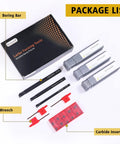 Pro Grade Indexable Lathe Turning Tool Kit Includes 3 Lathe Boring Bars S07K S10K S12M SCLCR06 And 10 Carbide Inserts CCM21.51