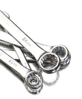 Close-up of All In One Ratchet Spanner Set With Box End Wrenches Dual Head Double End Rings Deep Offset Design 6 To 32mm Range