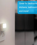 Always On LED Night Light Plug In Wall For Bedroom Nursery Bathroom Hallway Compact Low Key Soft Glow Energy Efficient UL Listed 11311