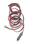 10 Ft 12V Cigarette Lighter Extension Cord With Glowing Led Ring And 15A Inline Fuse Heavy Duty Flexible Wire with plugs.