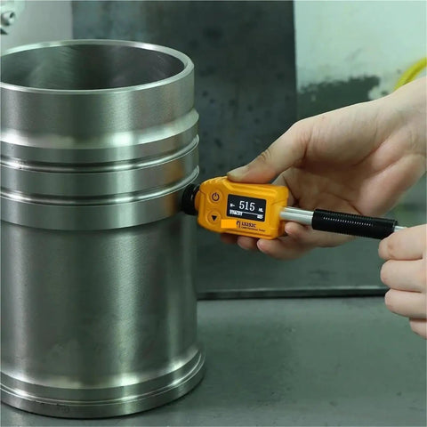 Hassle Free Universal Hardness Tester For Steel Aluminum And Metal Alloys Dead On Accurate Sclerometer Machine measuring steel cylinder