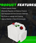 4 Quart Poly Power Unit Hydraulic Fluid Reservoir Tank for Heavy Duty Hydraulic Systems with product features highlighted