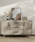Modern dresser with Matte Black Cabinet Pulls 25 Pack Stainless Steel Square Bar Handles for Cabinets, Drawers, and Dressers