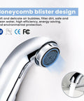 Touchless Bathroom Faucet For Three Hole Mount With Three Handles, Temperature Control, Adjustable Water Flow detail