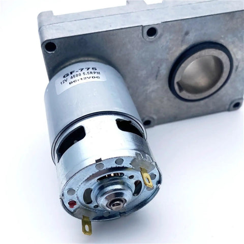 Go Getter Powerhouse Heavy Duty 12 Volt DC Gear Motor With Hollow Shaft, compact design for consistent speed in automation.
