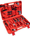 17-Piece Hose Clamp Pliers Set Go-To Long Reach Pliers For Auto Repair And Automotive Fuel Oil Coolant Radiator Hoses