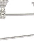 Solid Brass Under Cabinet Paper Towel Holder With Crystal Bling And Satin Nickel Finish Easy Concealed Screws Mounting Fits Large And Regular Rolls Traditional Style Lifetime Warranty