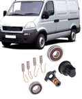 Tough As Nails Alternator Rebuild Kit Featuring Premium Slip Ring Brushes And Robust Bearing Set with vehicle background