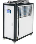 Air Cooled Water Chiller 5 Ton Portable Industrial Cooling Unit With 5HP Compressor 53L Stainless Steel Tank Finned Condenser