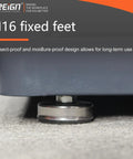 Beefy Heavy Duty CNC Tool Holder Cabinet with M16 fixed feet, moisture-proof design for stability and long-term use on carpet