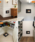 Rock Solid In Wall Steel Safe With Concealed Panel and Discreet Front Fits 16 Inch Studs Installed in Various Home Locations