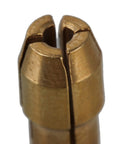 Close-up of a brass collet from the Brass Collet Drill Chuck Set 0.5-3.2mm Range Fits Rotary Tools And Electric Drills 4.8mm.