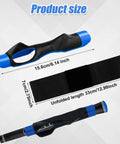 Golf Grip Trainer And Swing Corrector Arm Band Training Combo with 15.6cm grip and 33x7cm band for secure grip and smooth swing.