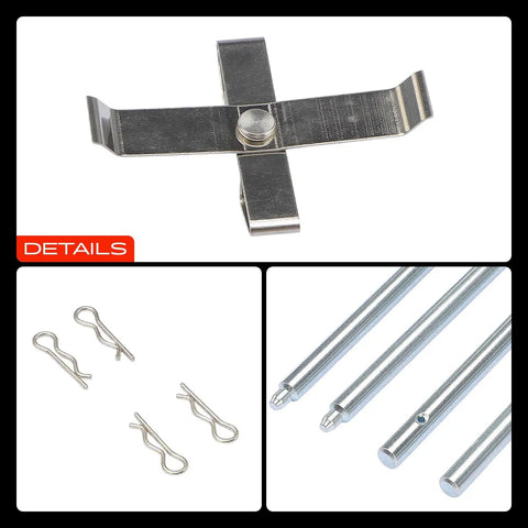 Top Tier Rear Side Disc Brake Hardware Kit For Subaru Impreza WRX STI Toyota 86 Nissan 350Z And Infiniti G35 To Get Your Ride Back In Peak Condition Fast
