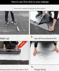 Step-by-step application guide for Heavy Duty Aluminum Foil Roofing Tape Self Adhesive Weatherproof Sealant with Flame Resistant Polymer Backing.