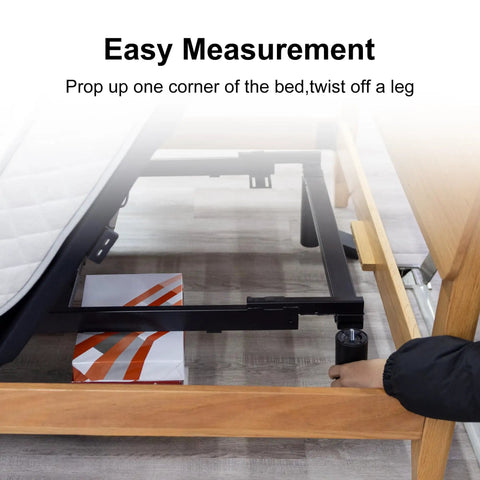 12 Inch Bed Leg Replacement Set For Adjustable Bed Frames With Felt Bottoms To Shield Your Hardwood Floors Four Thread Sizes M8 M10 And Three Eighths And Five Sixteenths Set Of Four