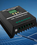 100A MPPT Solar Charge Controller With LCD Display, Auto Detects 12V/24V/36V/48V, 7 Modes, Dual USB Ports, Lead-Acid And Lithium Compatible