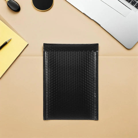 Black Bubble Mailers 13x18 Plus 4 Padded Envelopes With Self Seal Adhesive For Shipping Clothes And Small Business Packages