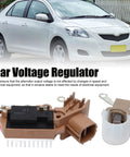 Heavy Duty Alternator Rebuild Kit With Top Shelf Voltage Regulator and Long Haul Carbon Brushes For 1.5L Drivetrains 2006 To 2012 showing voltage regulator and brushes.