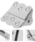 Two Pack Self Closing Screen Door Hinges, Heavy Duty Stainless Steel With Screws Included, Easy Install For Home And Office