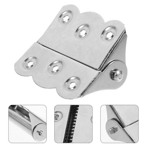 Two Pack Self Closing Screen Door Hinges, Heavy Duty Stainless Steel With Screws Included, Easy Install For Home And Office