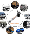 Stainless 5/8 Inch Hitch Receiver Lock Pin for Class III and IV 2-1/2 Inch Hitches Universal Trailer Lock for Tow Ropes