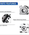 Close-up of Front Wheel Hub Bearing Assembly 515073 for 2002-2005 Dodge Ram 1500 showing features and design